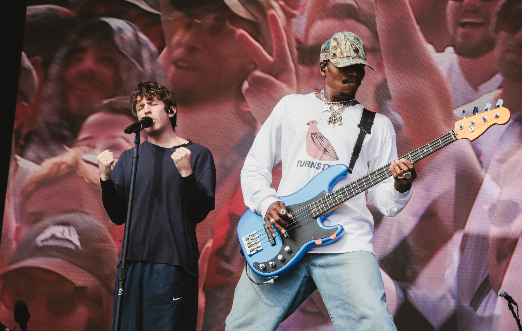 Turnstile perform live at Glastonbury 2025, photo by Andy Ford